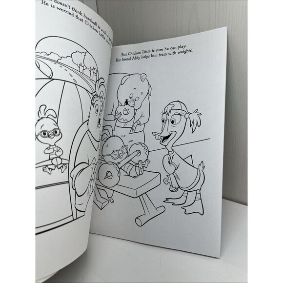 Disney Chicken Little Hometown Superstar Coloring Paint Activity Book unused - Picture 15 of 15